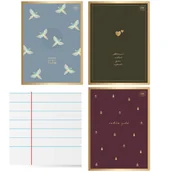 Zeszyty szkolne - 3X ZESZYT A4, 60 KARTEK, LINIA Z MARGINESEM, INTERDRUK, METALIZOWANY SATIN GOLD - miniaturka - grafika 1