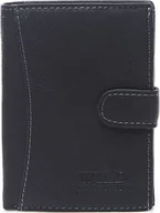 Portfele - Wild Things Only Duży portfel skórzany męski czarny Wild G90 - miniaturka - grafika 1