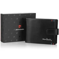 Portfele - Zapinany portfel męski Pierre Cardin z przeszyciami YS606 8806A z RFID - miniaturka - grafika 1
