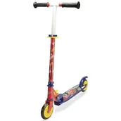 Hulajnogi - Hulajnoga dwukołowa Auta Cars Zygzak McQueen składana z regulowaną kierownicą i hamulcem - miniaturka - grafika 1