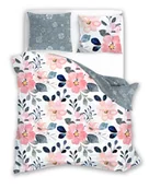 Pościel - Faro Pościel satyna bawełniana premium 140x200+70x90 Milagro Verde 011 Romantyczna lekkość - miniaturka - grafika 1