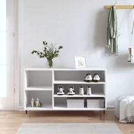 Wieszaki i stojaki - vidaXL Półka na buty, biały, 102x36x60 cm, materiał drewnopochodny - miniaturka - grafika 1