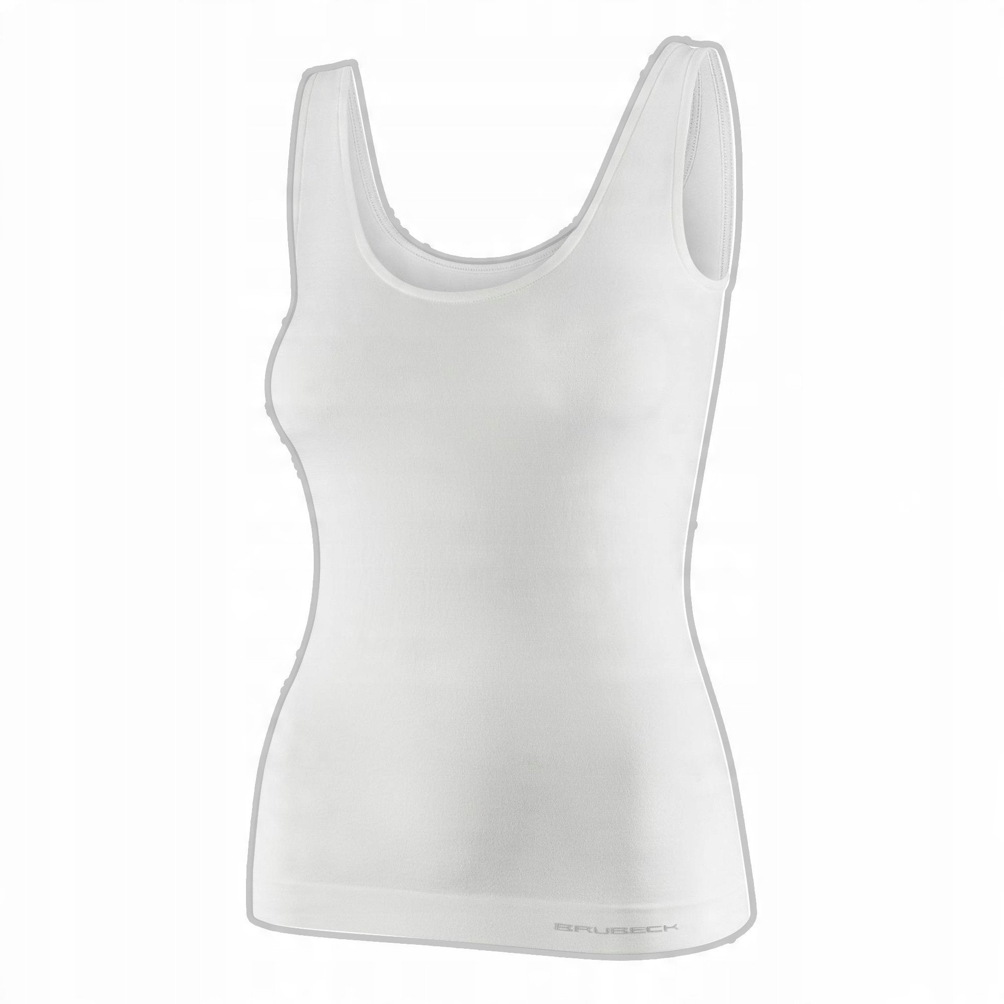 TA1059W Koszulka damska bez rękawów COMFORT MERINO kremowy S