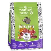 Sucha karma dla psów - DOLINA NOTECI Natural Taste Suszona Karma dla Psa Dziki Dzik 1kg - miniaturka - grafika 1