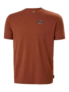 Helly Hansen Koszulka funkcyjna "Skog" w kolorze jasnobrązowym - Koszulki sportowe męskie - miniaturka - grafika 1