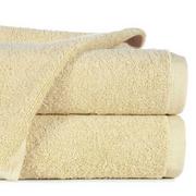Ręczniki - Ręcznik bawełniany 50x100 GŁADKI 2 jednokolorowy beżowy - miniaturka - grafika 1
