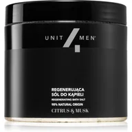 Kosmetyki do kąpieli - Unit4Men Regenerująca sól do kąpieli Citrus & Musk 700g - miniaturka - grafika 1