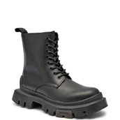 Półbuty damskie - HUGO Skórzane botki Fabyan - miniaturka - grafika 1