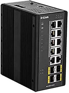 D-Link 14 Port L2 Managed Switch with 10 x 10/100/1000BaseT 8 PoE & 4 X SFP - Switche - miniaturka - grafika 1