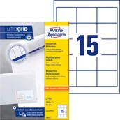 Etykiety do drukarek - Avery Etykiety uniwersalne Zweckform trwałe 64 x 50 mm, 15 etykiet/A4 ZW171 - miniaturka - grafika 1