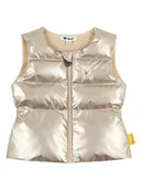 Bluzy i sweterki niemowlęce - Steiff Kamizelka pikowana w kolorze złotym - miniaturka - grafika 1