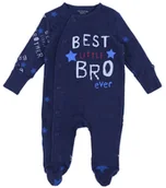 Pajacyki dla niemowląt - Granatowe śpiochy w gwiazdki 0-0 m 50 cm - miniaturka - grafika 1