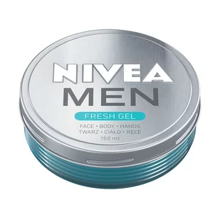 Nivea Nivea Men Krem-żel nawilżający do twarzy,ciała i rąk Fresh  150ml - Kosmetyki do pielęgnacji twarzy męskie - miniaturka - grafika 1