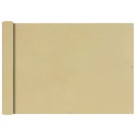 Parawany - vidaXL Parawan balkonowy z tkaniny oxford 75x600 cm beż vidaXL - miniaturka - grafika 1