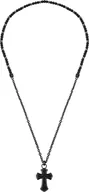 Naszyjniki - Biżuteria POLICE PEAGN0004906. Naszyjnik, Kolor czarny. Mężczyzna. - miniaturka - grafika 1