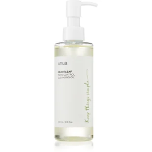 Anua Hearleaf Pore Control Cleansing Oil, Olejek Oczyszczający, 200ml - Olejki do mycia twarzy - miniaturka - grafika 1