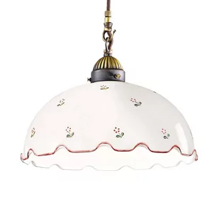 Lampa wisząca Nonna Blume, biało-czerwona, Ø 30 cm - Lampy sufitowe Lampa wisząca Nonna Blume, biało-czerwona, Ø 30 cm - Lampy sufitowe - miniaturka - grafika 1