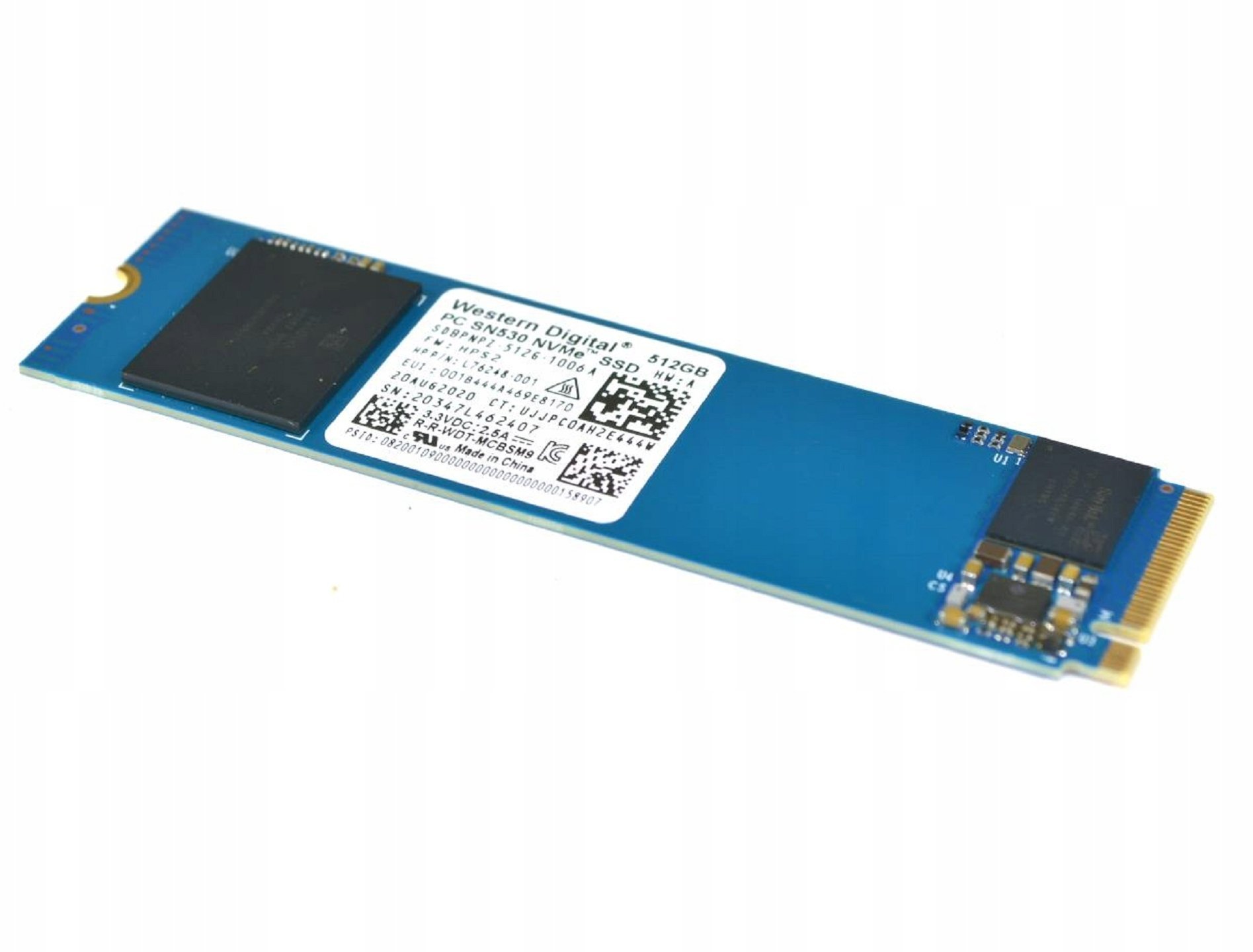 Dysk WD Western Digital SN530 512GB M.2 NVME PCIE x4 SSD OEM SDBPNPZ-512G-1014