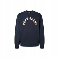 Bluzy męskie - PEPE JEANS BLUZA MĘSKA WESTEND SWEAT GRANATOWA r.L - miniaturka - grafika 1