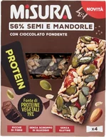 Batoniki - Batoniki Proteinowe z Włoch Migdały i Czekolada (4x30g) 120g - Misura - miniaturka - grafika 1