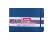 Podobrazia, bloki, papiery - Szkicownik Granatowy 140G 80 15X21Cmtalens - miniaturka - grafika 1