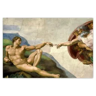 Naklejki na ścianę - Naklejka ścienna 93x62 Stworzenie Adama - miniaturka - grafika 1