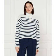 Swetry damskie - Tommy Hilfiger Wełniany sweter Regular Fit - miniaturka - grafika 1
