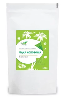 Bio Planet MĄKA KOKOSOWA BIO 600 g - - Zdrowa żywność - miniaturka - grafika 1