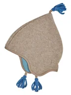 Czapki dla dzieci - Finkid Czapka "Pipo Wool" w kolorze beżowym - miniaturka - grafika 1