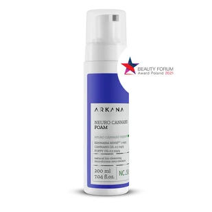 ARKANA Kanabisowa neuro-pianka do mycia dla skór zestresowanych i dysfunkcyjnych 200 ml 53058 - Kosmetyki do kąpieli - miniaturka - grafika 1