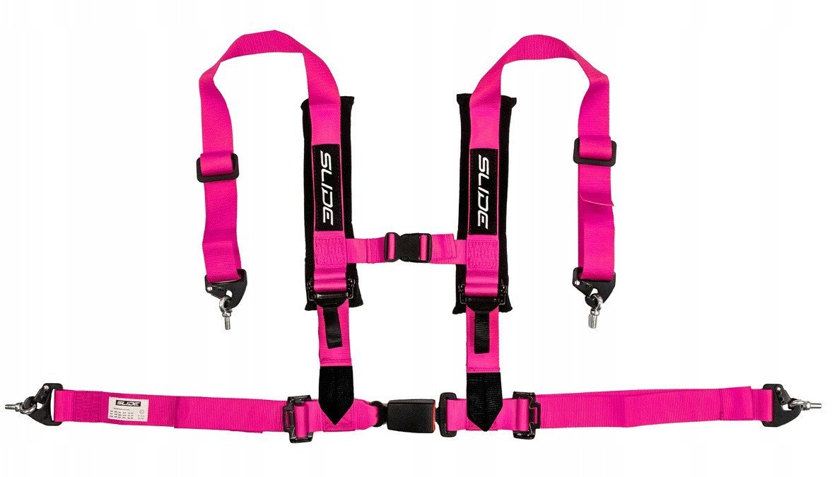 Pasy sportowe Slide V2 Różowe 4P 2