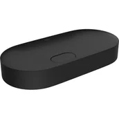 Umywalki - Mexen Sofia umywalka nablatowa z konglomeratu 70 x 35 cm, czarna - 23067071 - miniaturka - grafika 1