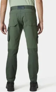 Helly Hansen Pants Oxford 4X CNCT, green C52 - Odzież robocza - miniaturka - grafika 1