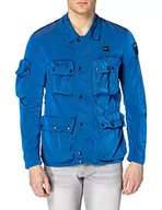 Kurtki męskie - Blauer Kurtka męska Blouson Sfoderato kurtka sportowa, szara (Grigio Pepe 946), Large, 801 jasnoniebieski szafirowy niebieski, S - miniaturka - grafika 1