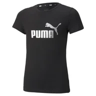 Odzież sportowa dziecięca - Puma Koszulka Ess+ Logo 84695301 - miniaturka - grafika 1
