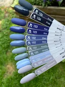 Lakiery hybrydowe - Lakier hybrydowy F.O.X gel-polish gold Spectrum 100, 7 ml - miniaturka - grafika 1