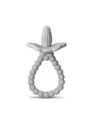 Gryzaki dla dzieci - RaZ Baby Gryzak malina plus szary 3m+ - miniaturka - grafika 1