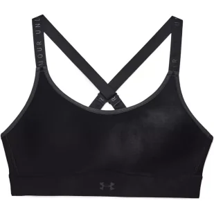 Biustonosz sportowy Under Armour Infinity Mid Printed Bra - Bielizna sportowa damska - miniaturka - grafika 3
