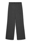 Spodnie damskie - Vero Moda Spodnie materiałowe Texas 10334103 Szary Straight Fit - miniaturka - grafika 1