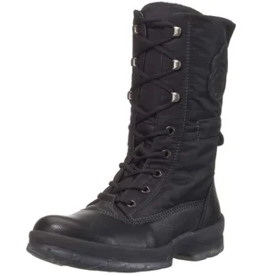 Tommy Hilfiger Lodge 10 A FW8FB01048, kozaki damskie, czarny - Czarny Black Black990-41 EU - Kozaki damskie - miniaturka - grafika 1