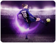 Podkładki pod mysz - PODKŁADKA POD MYSZKĘ ZLATAN IBRA Z IMIENIEM 23x19CM DO LAPTOPA - miniaturka - grafika 1