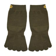 Skarpetki damskie - Skarpety Wysokie Unisex VIBRAM FIVEFINGERS - Blend Crew S18C01 Military Green - miniaturka - grafika 1