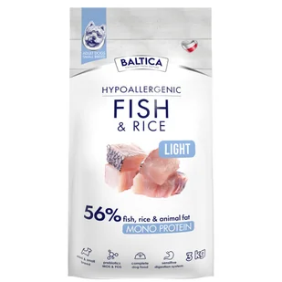 Baltica Adult Fish & Rice Light S 3kg - Sucha karma dla psów Baltica Adult Fish & Rice Light S 3kg - Sucha karma dla psów - miniaturka - grafika 1