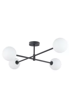 Lampa sufitowa Sarius, nowoczesna, do salonu, wisząca, szklana - Lampy sufitowe - miniaturka - grafika 2