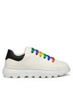 Buty dla dziewczynek - Geox Sneakersy J Puffypop J55MRA 000BC C0653 D Biały - miniaturka - grafika 1