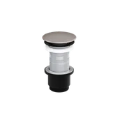 Korki do umywalek - Excellent Korek klik-klak umywalkowo-bidetowy czarny mat cappucino - miniaturka - grafika 1