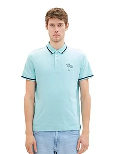 TOM TAILOR Męska koszulka polo, 1036379, 31046 niebieski tybetański kamień, XL, 31046 – niebieski kamień tybetański, XL - Koszulki męskie - miniaturka - grafika 1