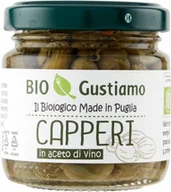 Pasztet i przetwory mięsne - Kapary w occie Capperi in Aceto 100g - Bio Gustiamo ekologiczne włoskie - miniaturka - grafika 1