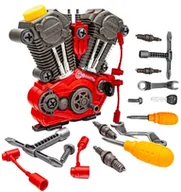 Modele do sklejania - Silnik Samochodowy Zestaw Majsterkowicza  Śruby Do Skręcania Warsztat - miniaturka - grafika 1