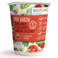 Warzywa w marynacie - Zupa-krem z ciecierzycy, grochu, soczewicy z dodatkiem pomidorów i papryki MIX WARZYW Go.to.vo, 45g - miniaturka - grafika 1
